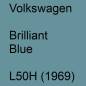 Preview: Volkswagen, Brilliant Blue, L50H (1969).